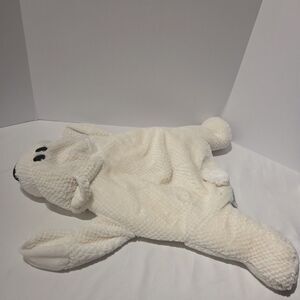 24" Jay At Play Microbead Polar Bear White Plush Pillow Stuffed Animal